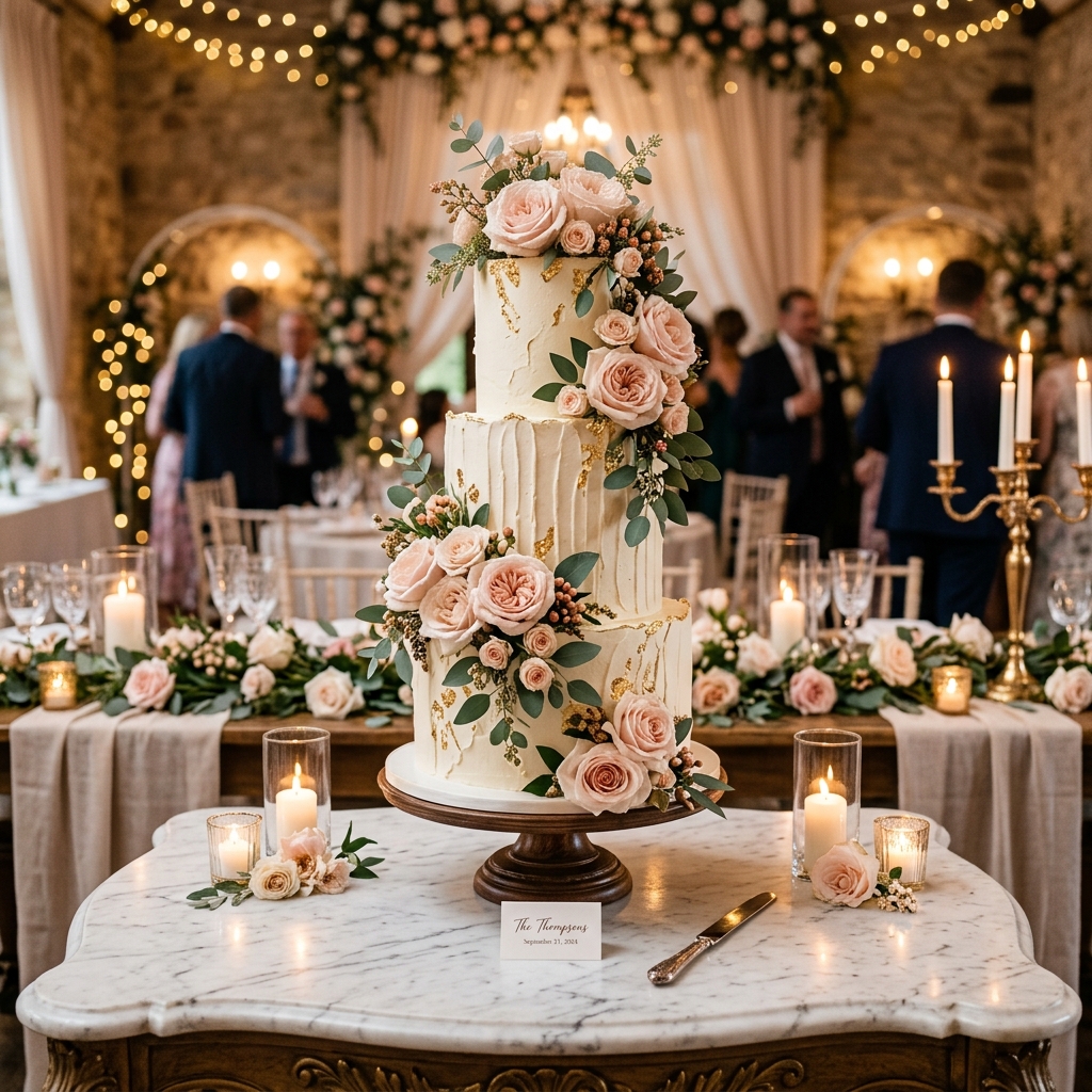 Artisanal 3-Tier Wedding Cake by Kayani Bakery Pune